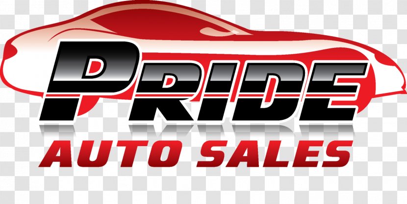 PRIDE AUTO SALES Car Dealership Brand - Red Transparent PNG