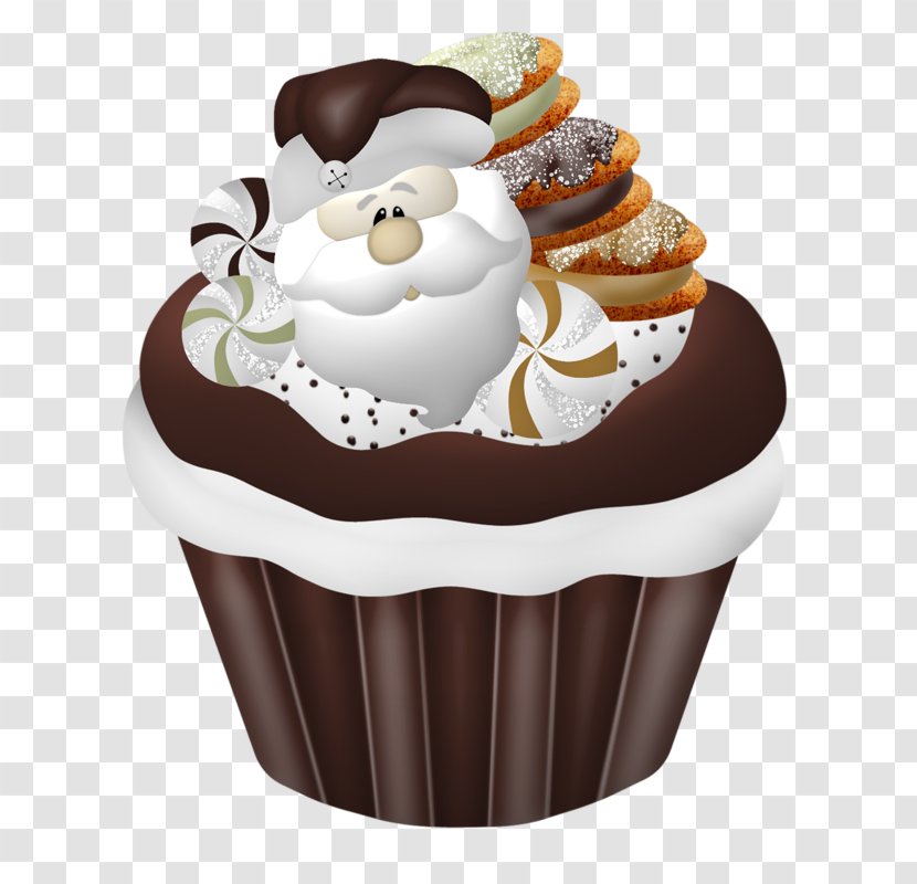 Cupcake Muffin Frosting & Icing Birthday Cake Red Velvet - Dessert - Ice Cream Transparent PNG
