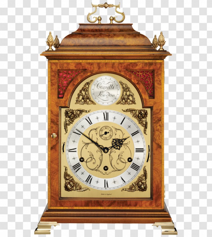 Mantel Clock Floor & Grandfather Clocks Bracket Antique - Watch Transparent PNG