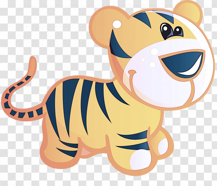 Cartoon Animal Figure Toy Tiger Tail Transparent PNG