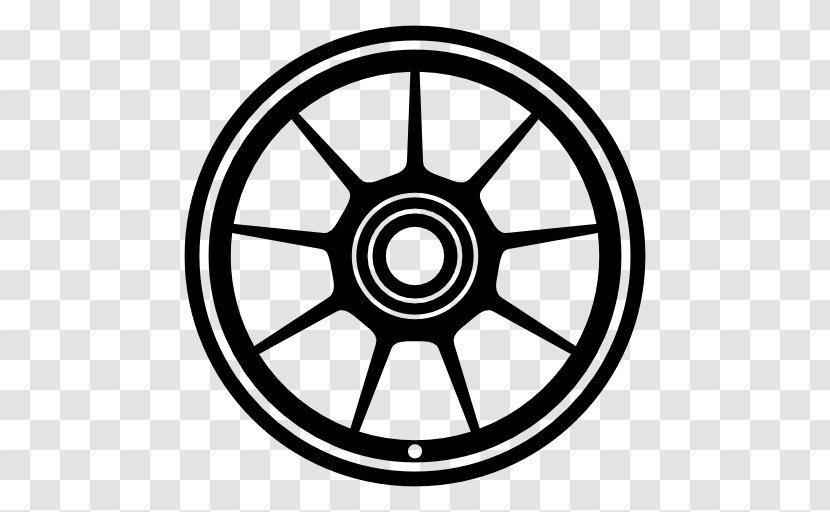 Car Rim Tire Wheel - Auto Part - Vector Transparent PNG