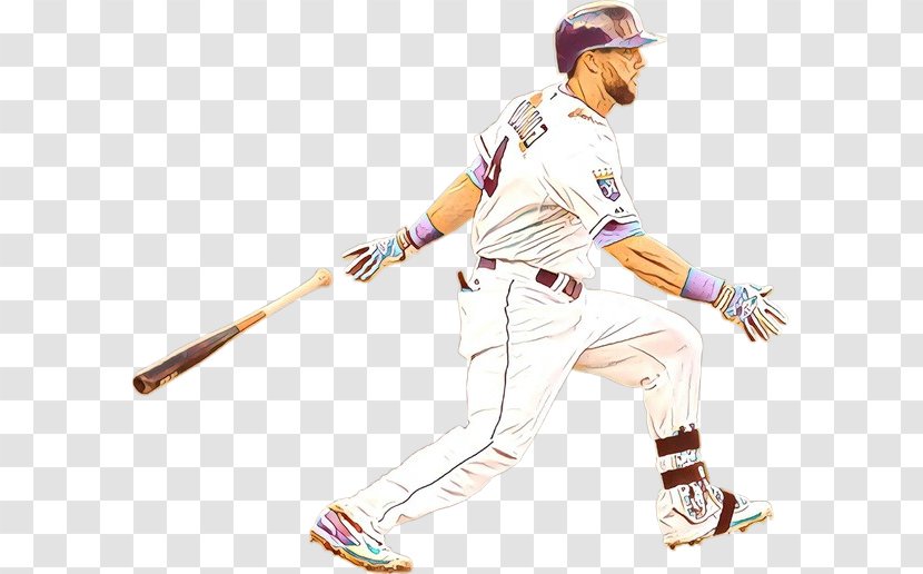 Baseball Player Equipment Uniform Solid Swing+hit Sports - Cartoon - Cricketer Transparent PNG