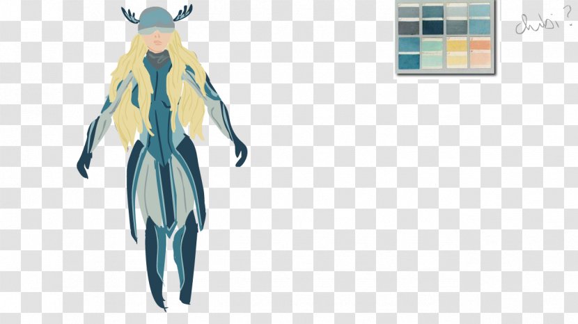 Concept Art Japanese Character - Costume Design - Norse Queen Transparent PNG