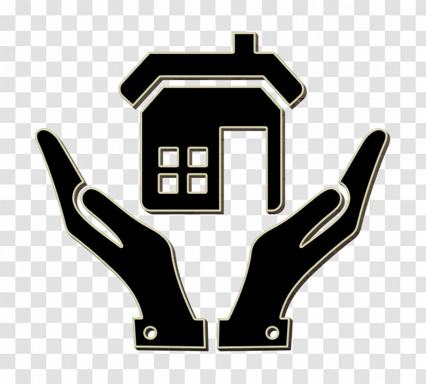 Sweet Home Icon Buildings Icon Open Hands And A Home Icon Transparent PNG