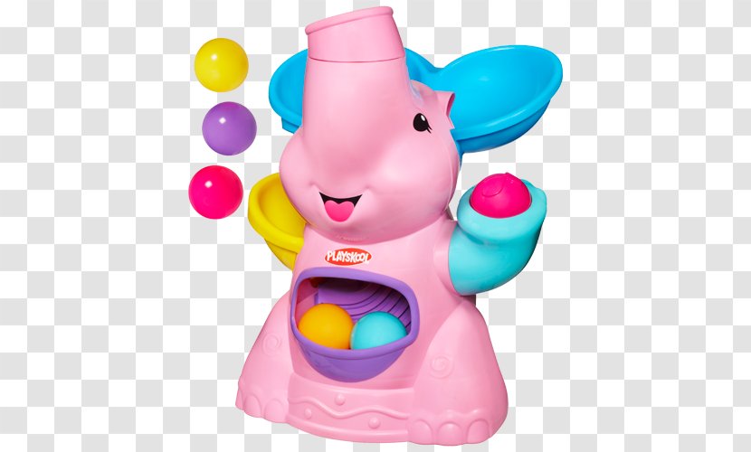 Amazon.com Playskool Toy Elefun Pink - Hasbro Transparent PNG