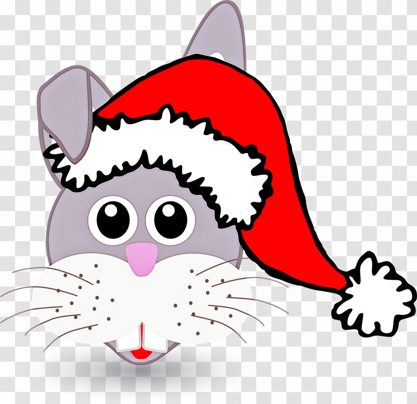 Cartoon Cat Whiskers Snout Costume Hat Transparent PNG