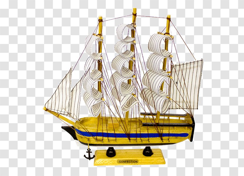 Brigantine Ship Of The Line Galleon Full-rigged - Replica Transparent PNG