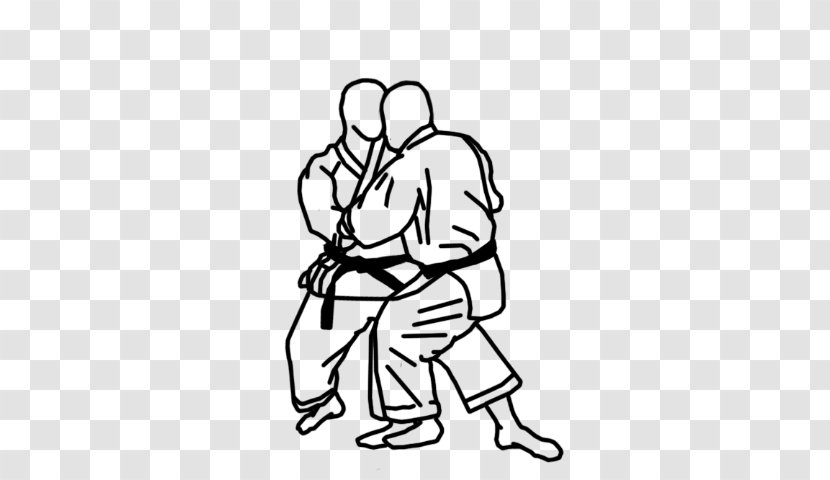 Karate Drawing Judo Coloring Book Tai Otoshi - Cartoon Transparent PNG