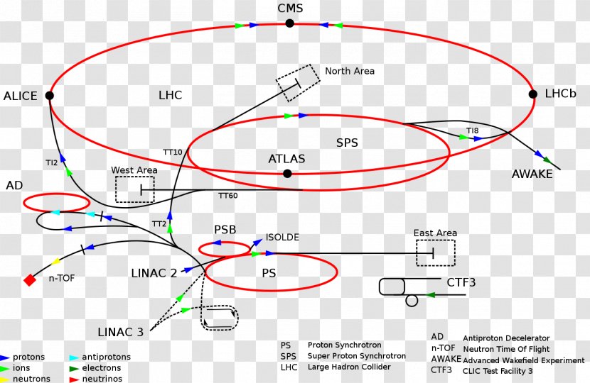 CERN Hadron LINACs Particle Physics Super Proton Synchrotron - Text - Higgs Boson Transparent PNG