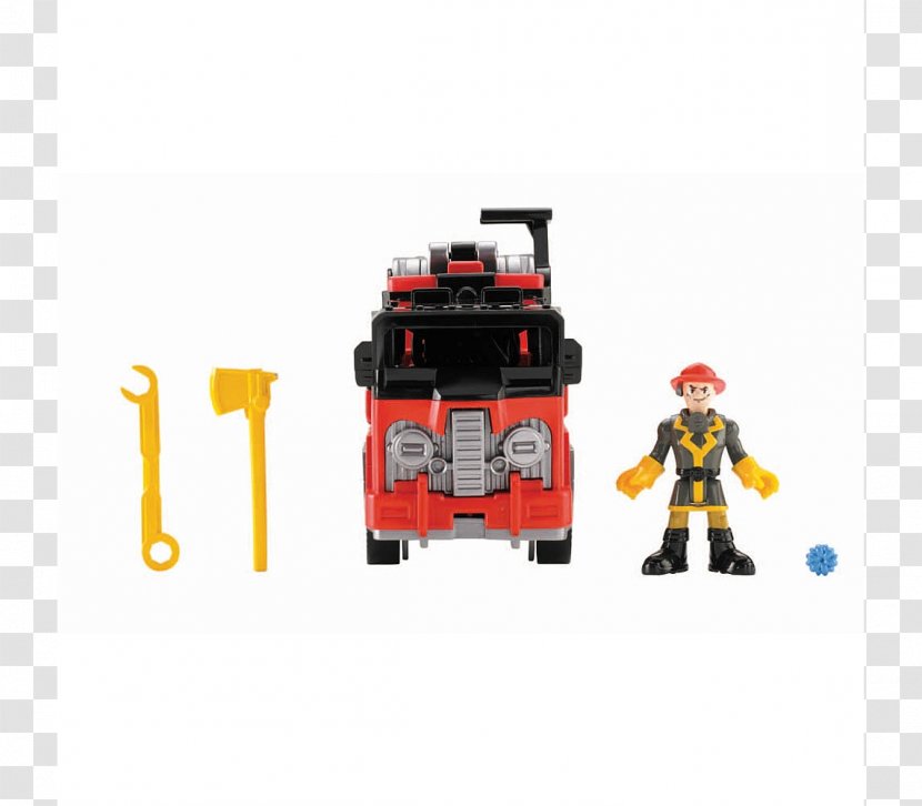 Imaginext LEGO Fire Engine Fisher-Price Vehicle - Rescue Heroes - Firefighter Transparent PNG