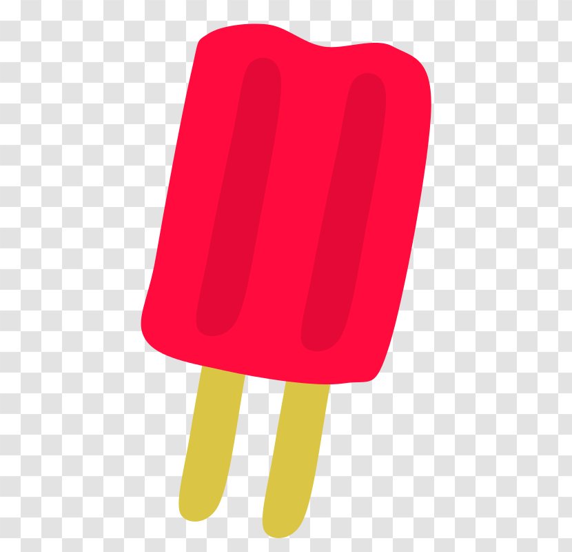 Ice Cream Clip Art - Red - Summer Popsicle Cliparts Transparent PNG