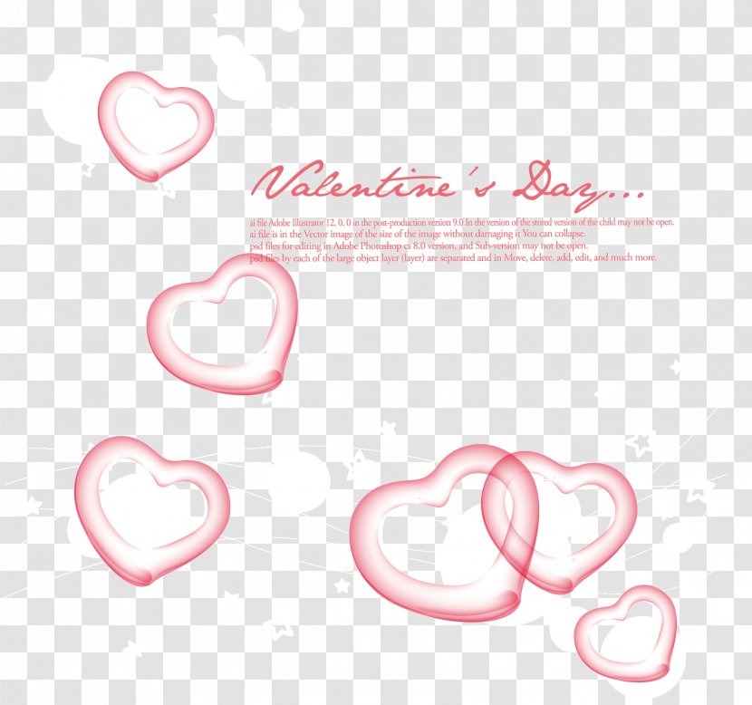 Pink Heart Background - Brand - Product Transparent PNG