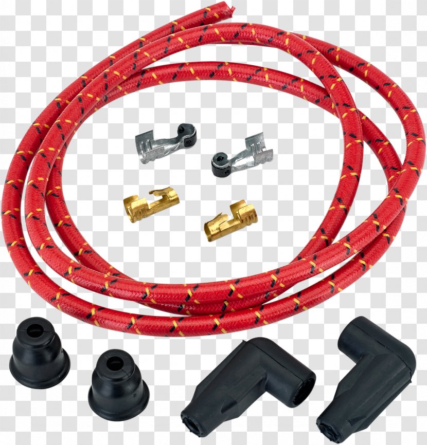 Wiring Diagram Electrical Wires & Cable Spark Plug AC Power Plugs And Sockets - Threephase Electric - Red Transparent PNG