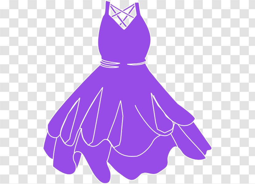 Dress Purple Clothing Clip Art - Wing Transparent PNG