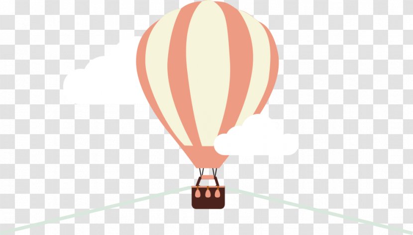 Hot Air Balloon Line - Atmosphere Of Earth Transparent PNG