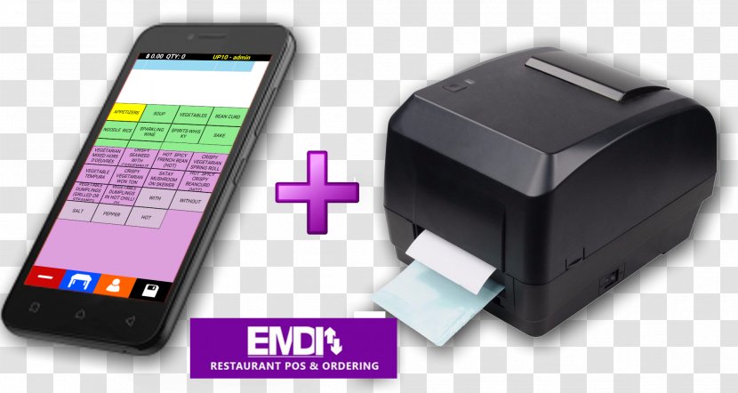 Barcode Printer Thermal Printing Point Of Sale - Android N Transparent PNG