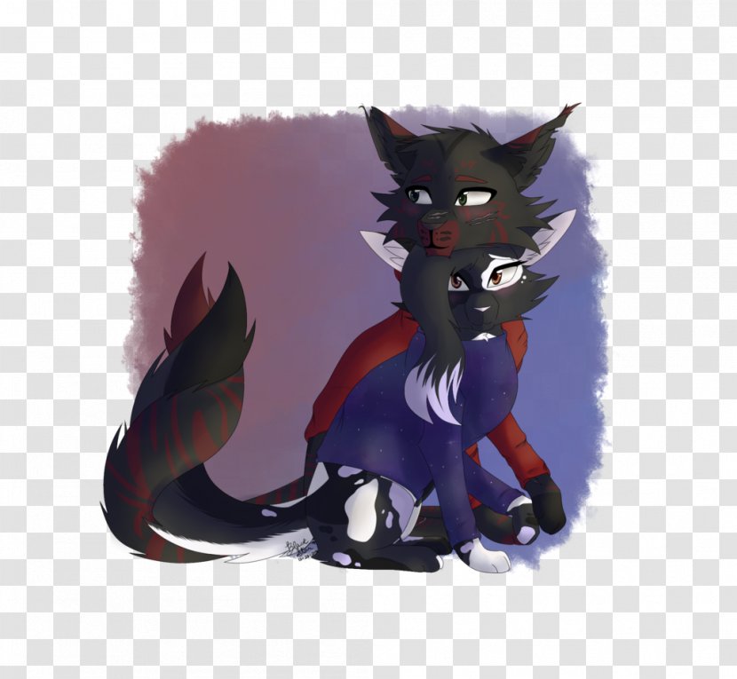 Whiskers Black Cat Dog Canidae - Watercolor Transparent PNG