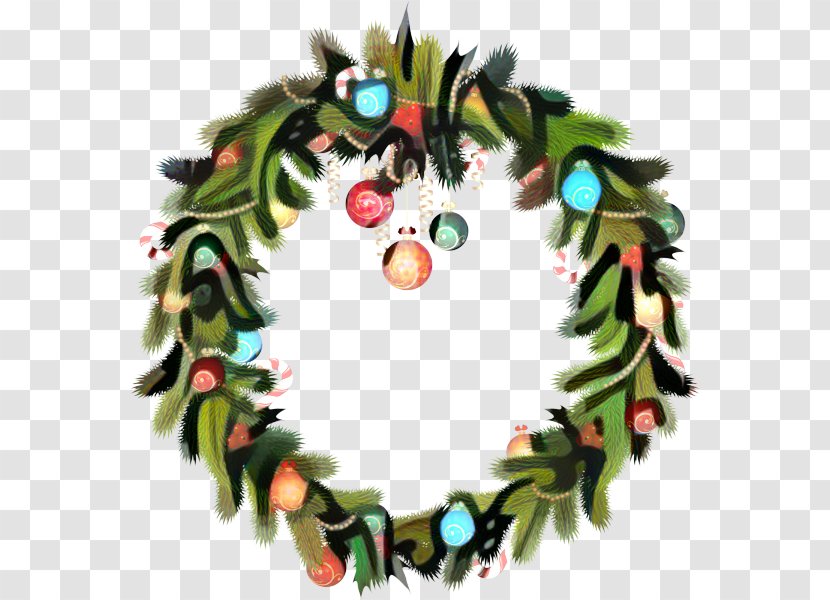Wreath Christmas Day Garland Illustration Ornament - Holly Transparent PNG