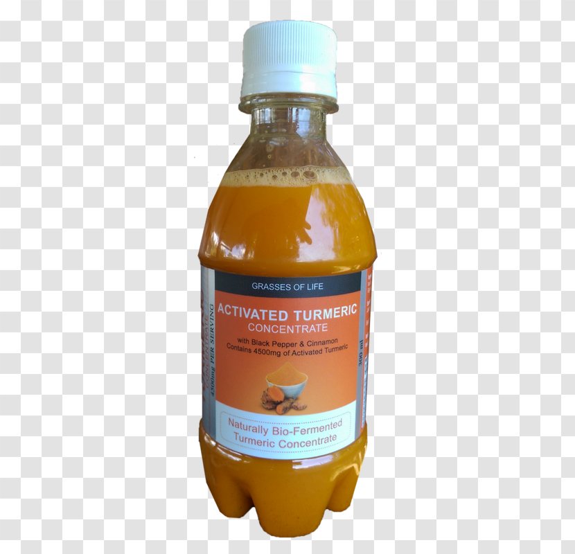Aloe Vera Liquid Orange Drink Juice Turmeric - Concentrate Transparent PNG