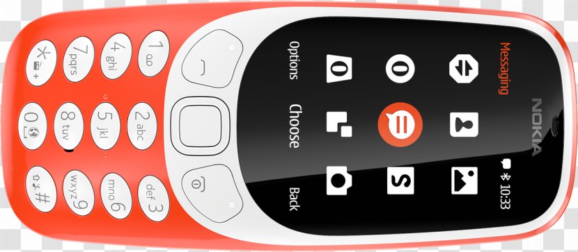 Feature Phone Nokia 3310 Telephone Clamshell Design Transparent PNG