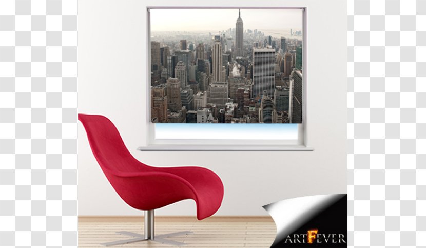 Manhattan Window Blinds & Shades Wall Decal Skyline Blackout - Furniture - New York Transparent PNG
