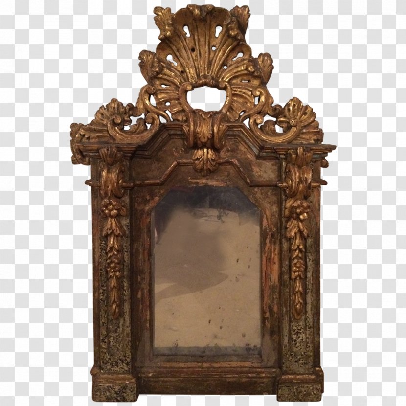 Antique Carving Mirror - Arch - Baroque Transparent PNG
