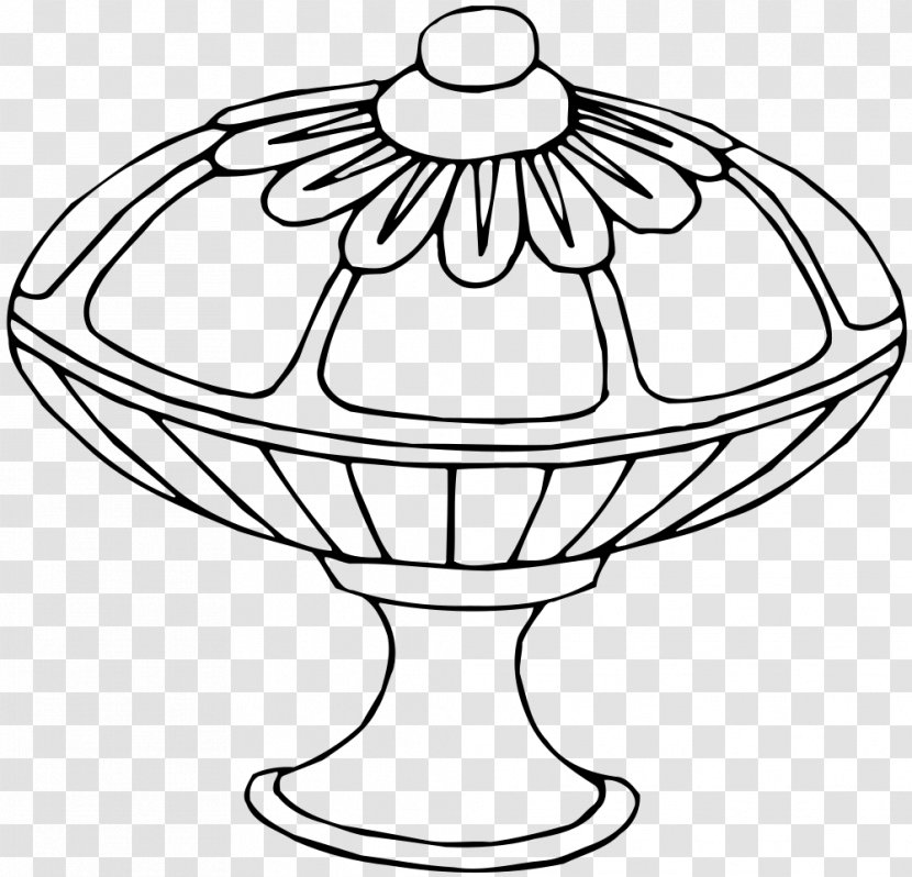 Line Art Drawing Clip - Cup - Vase Transparent PNG