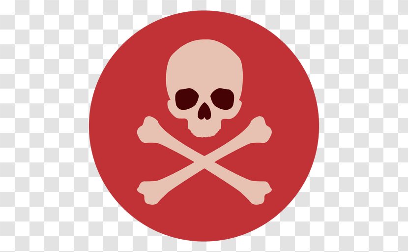 Skull And Crossbones Human Symbolism - Symbol - Bones Transparent PNG