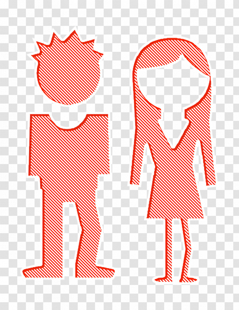 Academic 2 Icon Education Icon Students Couple Full Body View Icon Transparent PNG