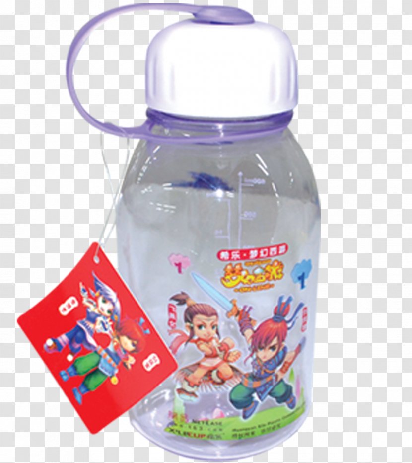 Plastic Bottle Cup - Water - Cartoon Transparent PNG