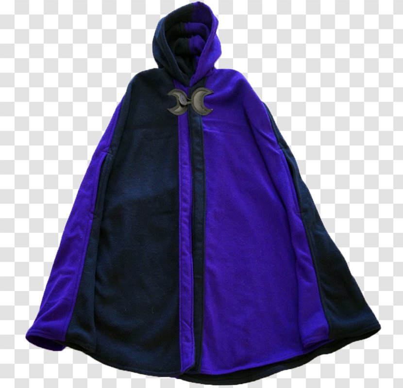 Cloak Cape Hood Outerwear Clothing - Violet Transparent PNG