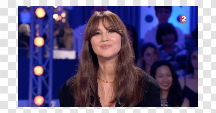 Monica Bellucci On N'est Pas Couché Actor Long Hair France 2 - Heart Transparent PNG