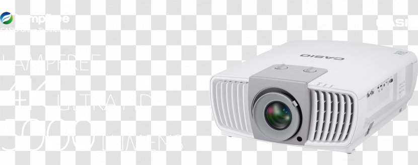 Multimedia Projectors Casio XJ-L8300HN Digital Light Processing 4K Resolution - Lightemitting Diode - Projector Transparent PNG