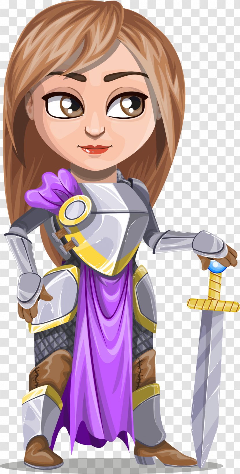 Knight Woman Clip Art - Heart Transparent PNG