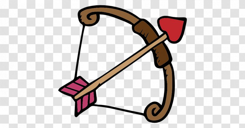 Bow And Arrow Valentine's Day Archery Cupid - Valentines Transparent PNG