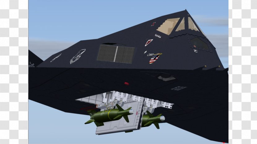 Lockheed F-117 Nighthawk F-117A Stealth Fighter 2.0 Aircraft Flight Simulator Transparent PNG