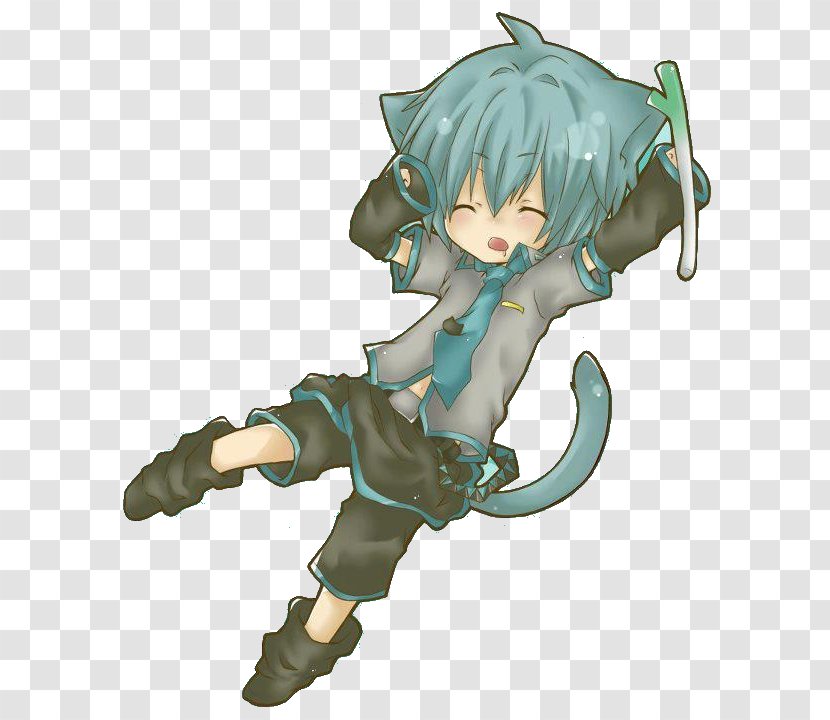 Hatsune Miku Kaito Vocaloid MikuMikuDance Image - Cartoon Transparent PNG