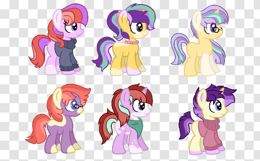 Pony Sunset Shimmer Princess Luna Rarity Scootaloo - Silhouette - Watercolor Transparent PNG