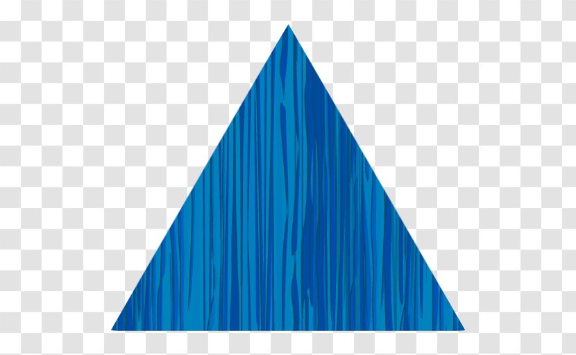 Triangle - Blue Transparent PNG