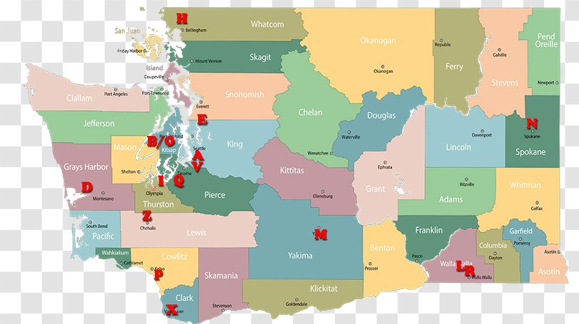 Clark County World Map - Scale Transparent PNG