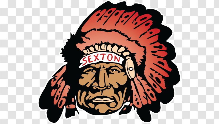 Eastern High School J. W. Sexton Native American Mascot Controversy National Secondary - Facial Hair Transparent PNG