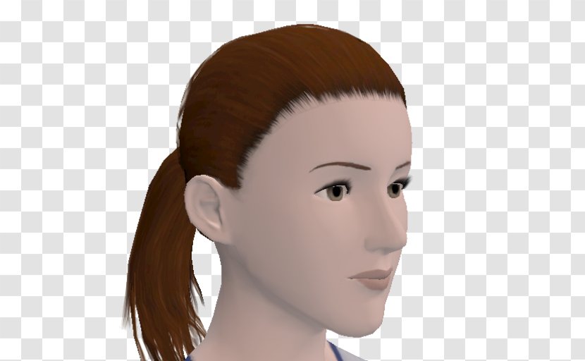 The Sims 3 4 MySims Hairstyle - Cheek - Mega Sale Transparent PNG