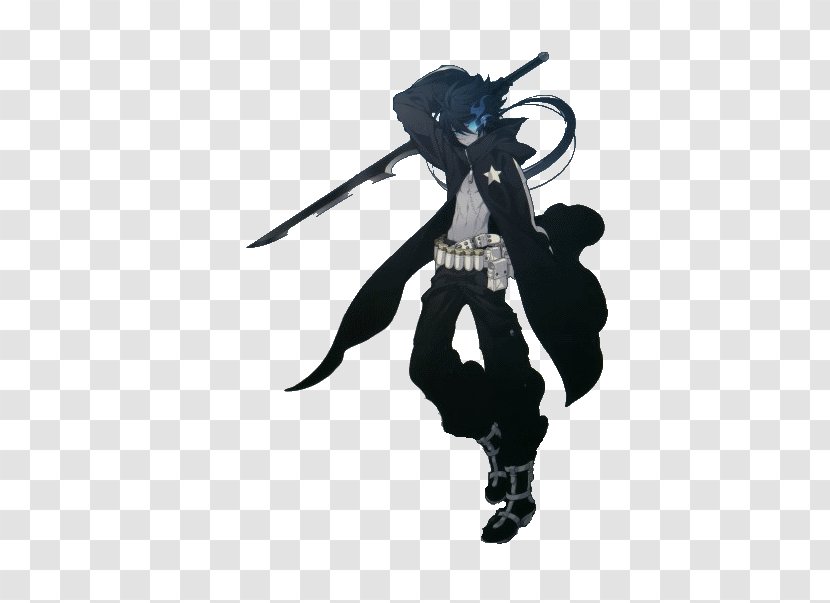 Black Rock Shooter: The Game Character Hatsune Miku - Silhouette - Hair Man Transparent PNG