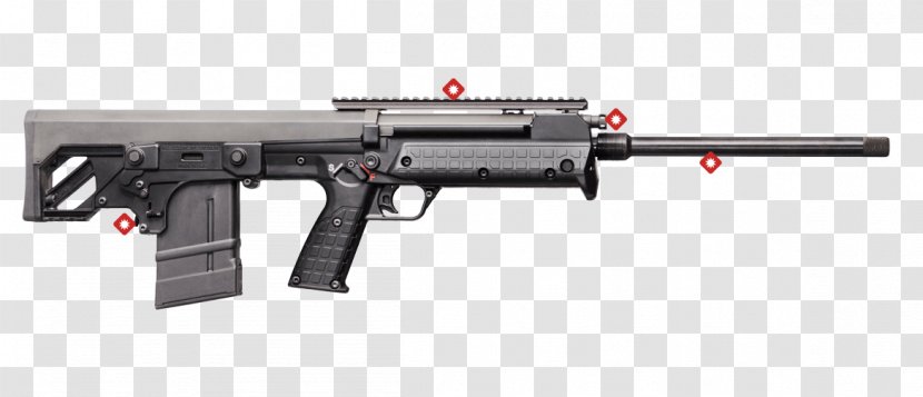 Kel-Tec RFB Bullpup Firearm 7.62×51mm NATO - Cartoon - Weapon Transparent PNG