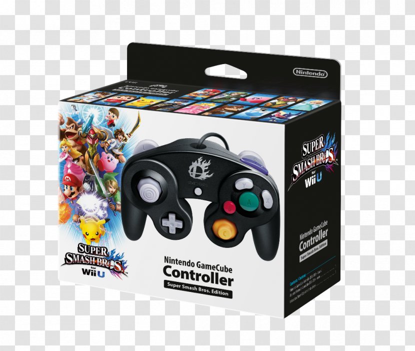 Super Smash Bros. Melee For Nintendo 3DS And Wii U Brawl GameCube Controller - Gamecube - Electronics Accessory Transparent PNG