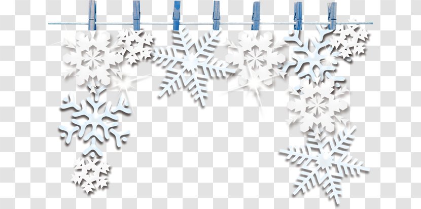 Snowflake Line Art White Pattern - Point Transparent PNG