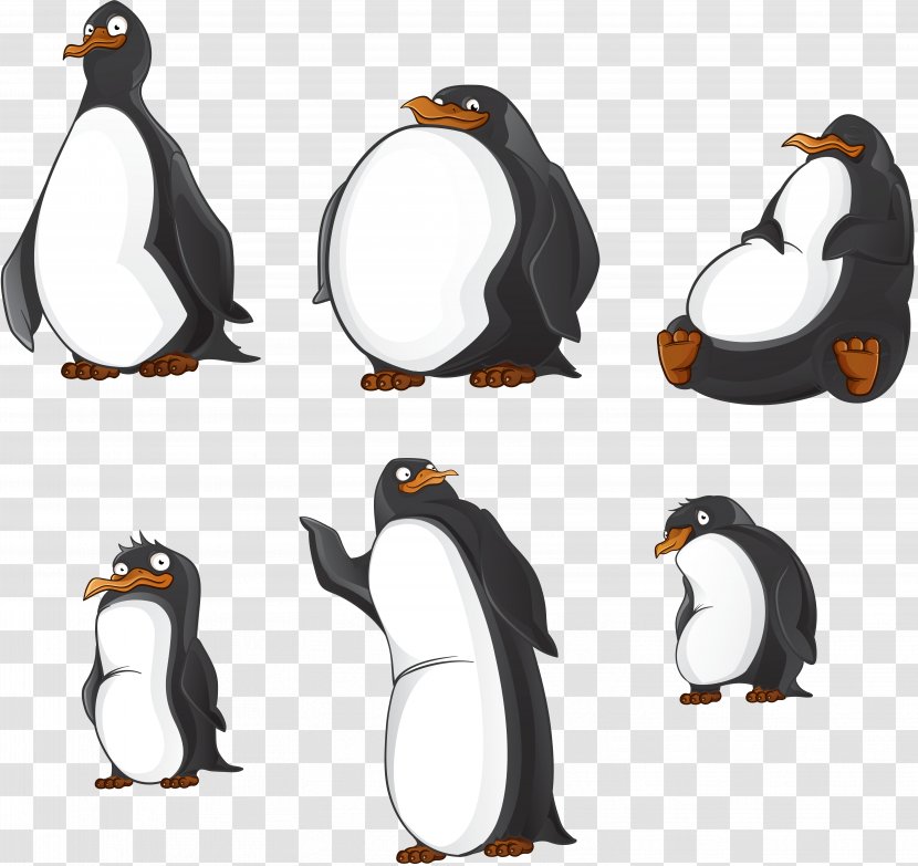 King Penguin Clip Art Image - Cartoon Transparent PNG