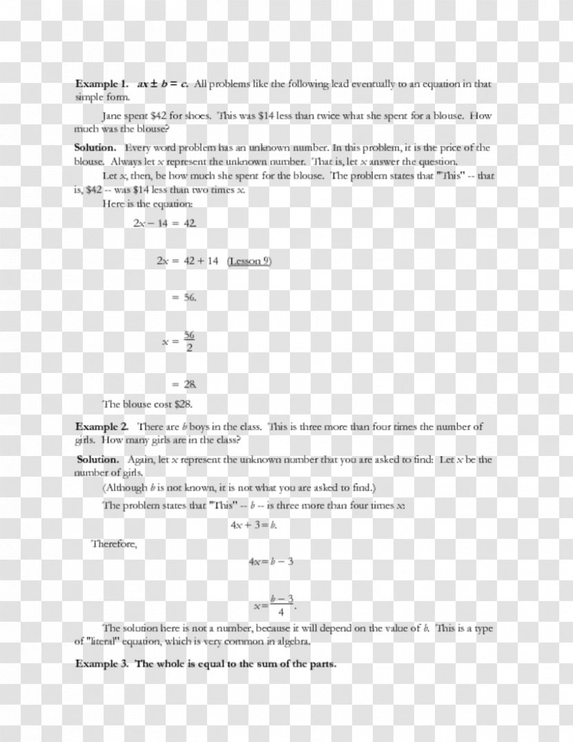 Accounting Participating Preferred Stock Test Student - Diagram - Handwritten Mathematical Problem Solving Equations Transparent PNG