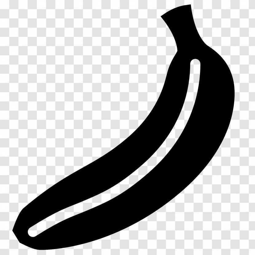 Clip Art - Black And White - Cooking Banana Transparent PNG