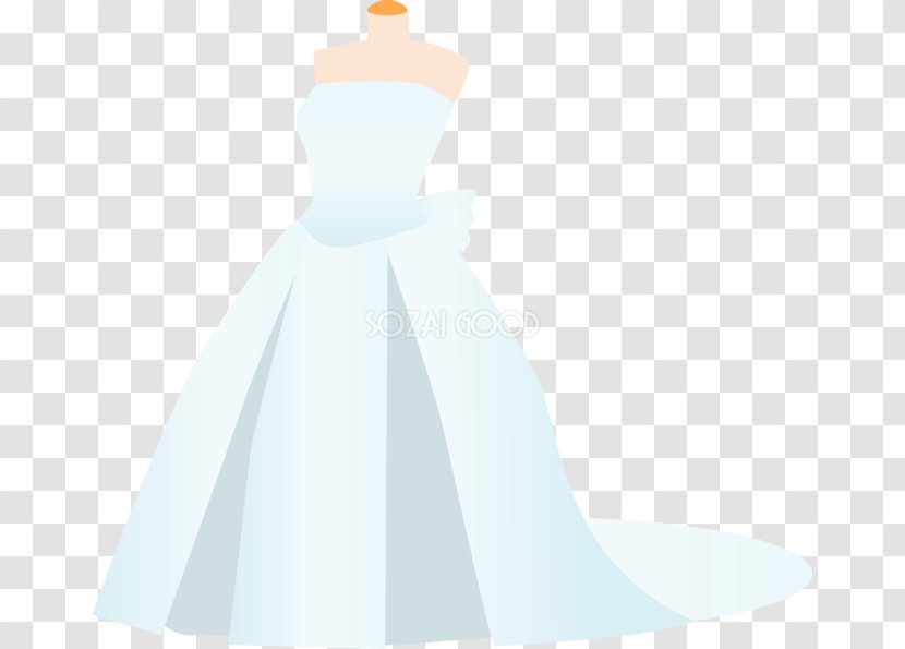 Wedding Dress Woman Cocktail Gown - Frame - Free Psd Transparent PNG